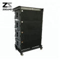 ZSOUND audio dual 12inch 3 way speakers manufactured in China for fixed installation systems